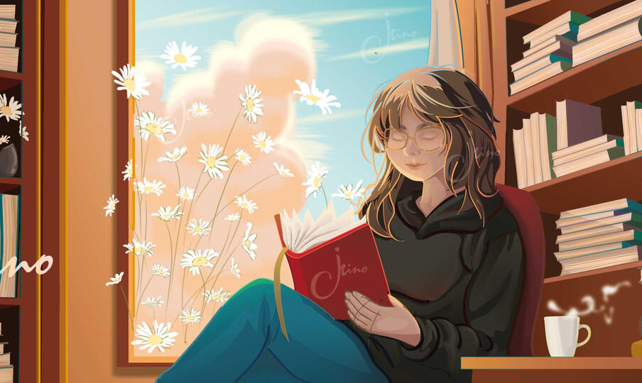 Creation portraits in anime style digital painting